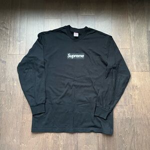 Supreme box logo longsleeve shirt